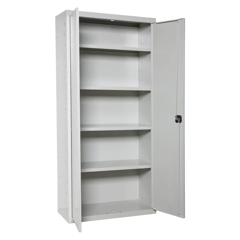 Armario metálico simonlocker de 4 estantes (180x60x40cm) gris taquilla