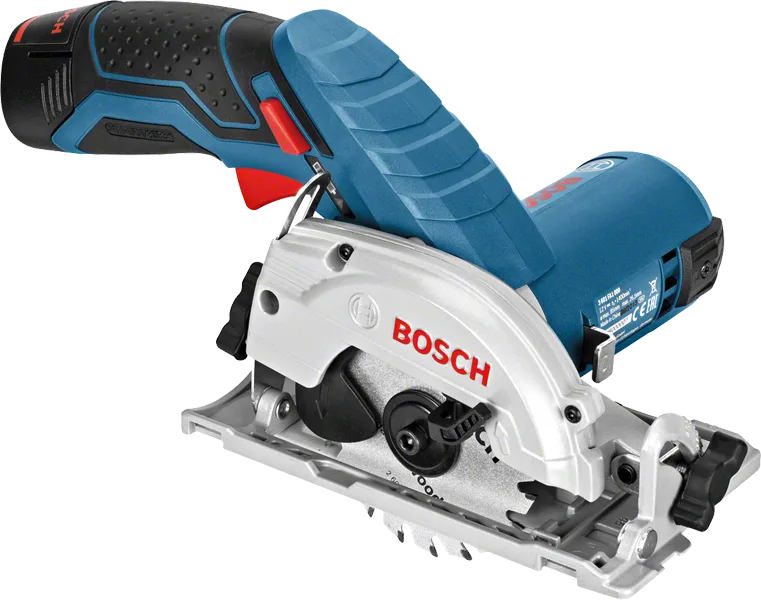 Sierra circular bosch gks 12v-26 - 2 baterías 12v 3.0ah li-ion - con hoja para madera - 06016a1005