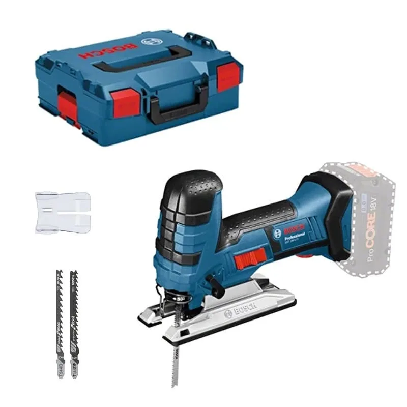 Bosch gst 18 v-li s professional scie sauteuse sans fil solo ( 06015a5101 ) + coffret de transport l-boxx - sans batterie, sans chargeur