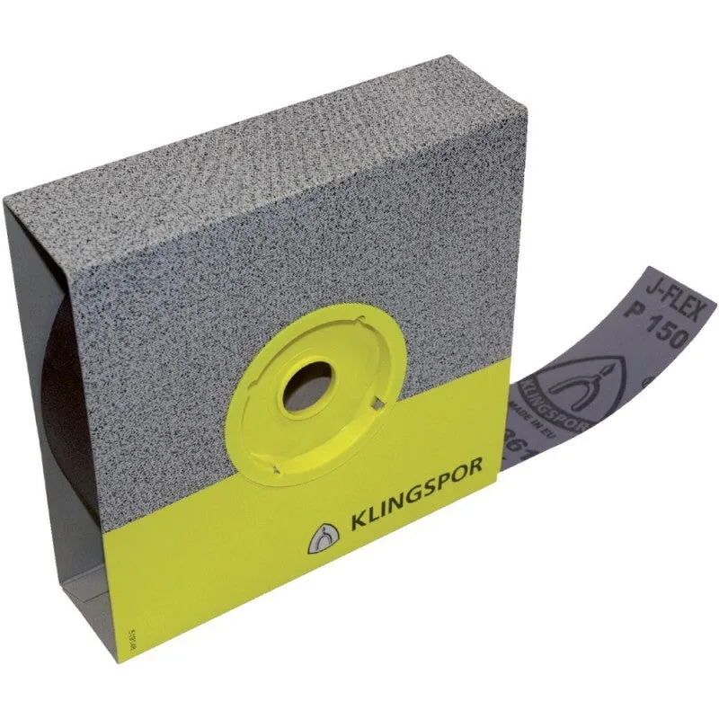 Klingspor rouleau de tissu abrasif kl 361jf 50 mm granulation 40 pour