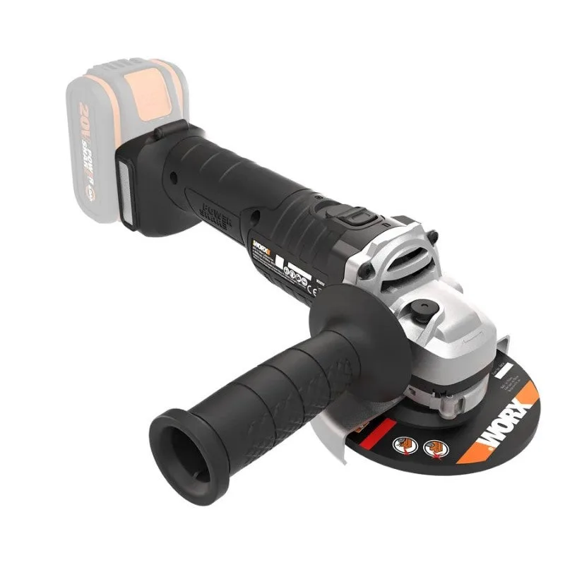 Wx812.9 - amoladora brushless 125mm 20v sin batería worx diy wx812.9
