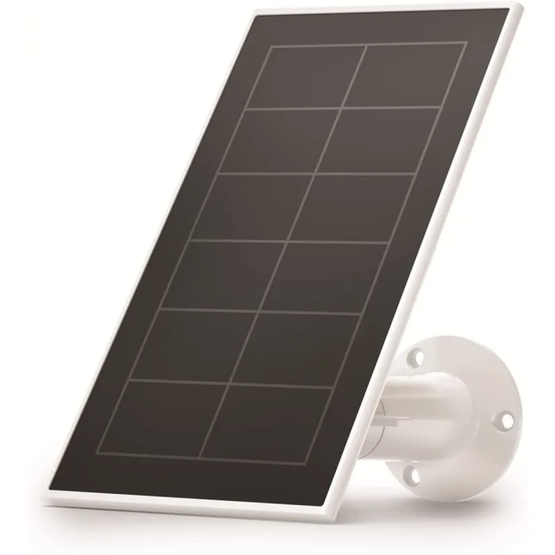 Panel solar arlo - blanco - compatible con cámaras pro 3, 4 y ultra - solución de respaldo solar