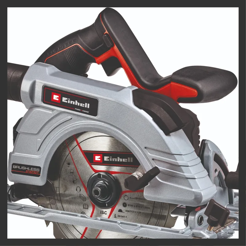 Sierra circular a batería einhell expert tp-cs 18v ø 190 mm - sin batería - compatible con power x-change