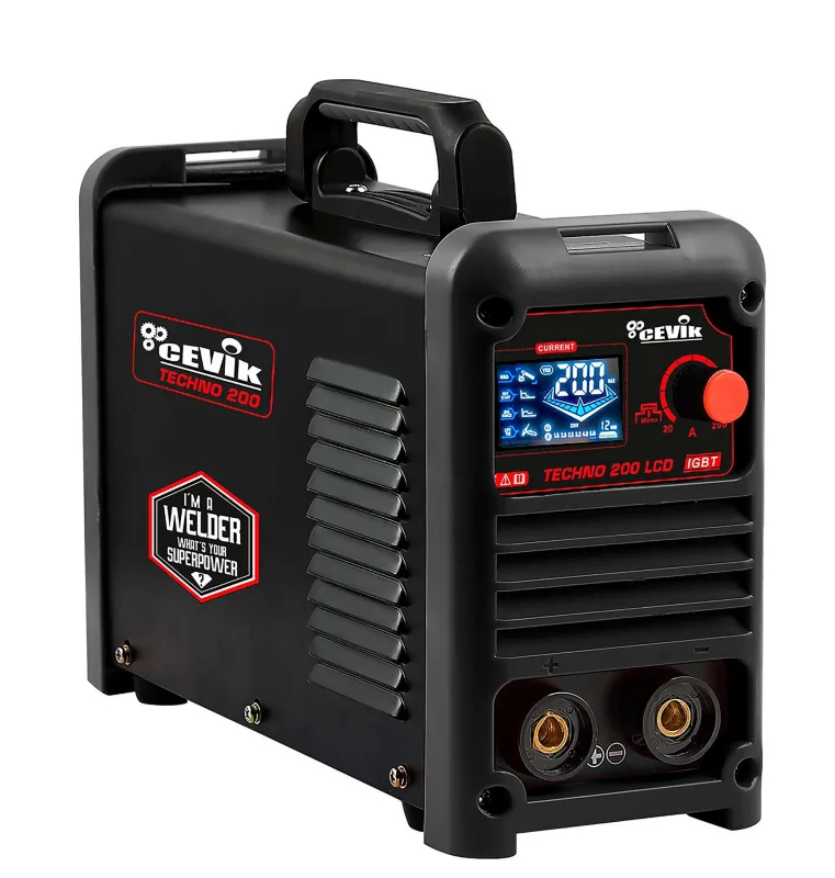 Soldador inverter cevik techno 200 - 200 ah - mma / tig