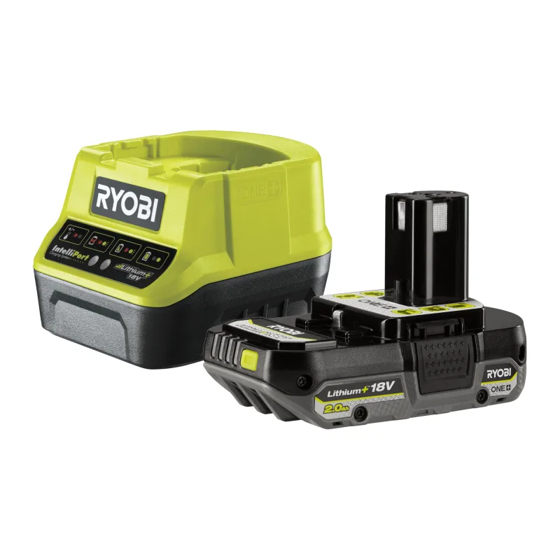 Kit batería + cargador ryobi one+rc18120-120cg de 18v y 2ah