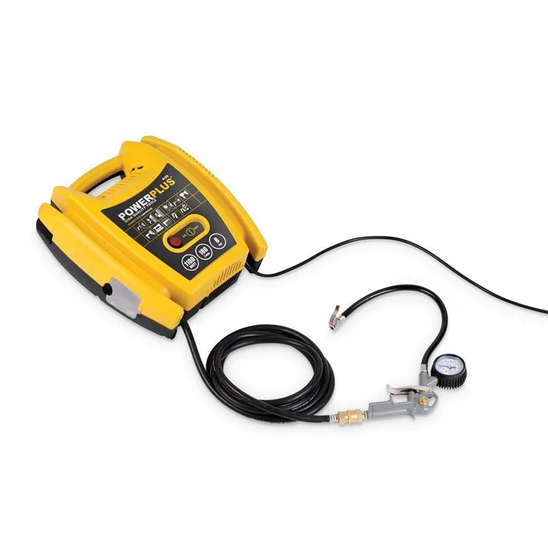 Powerplus powx1705 compresor de aire 1100w sin aceite + 5 accesorios