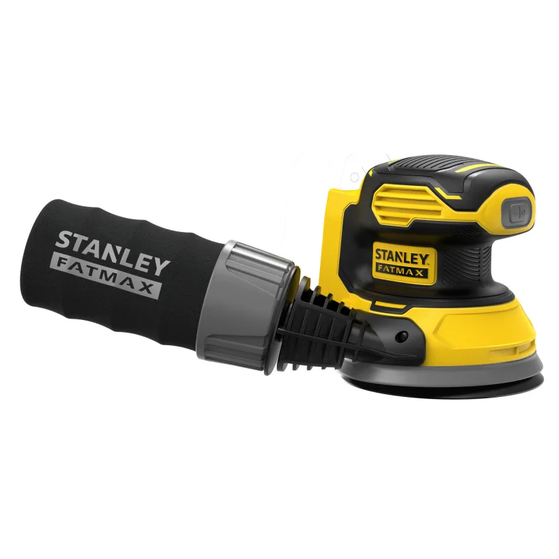 Lijadora excentrica stanley fatmax sfmcw220b 18v 125mm. sin batería y cargador