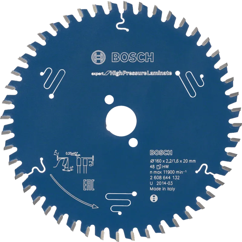 Hoja de sierra circular ex tr h. 210x30-60. 210 x 30 mm. 60