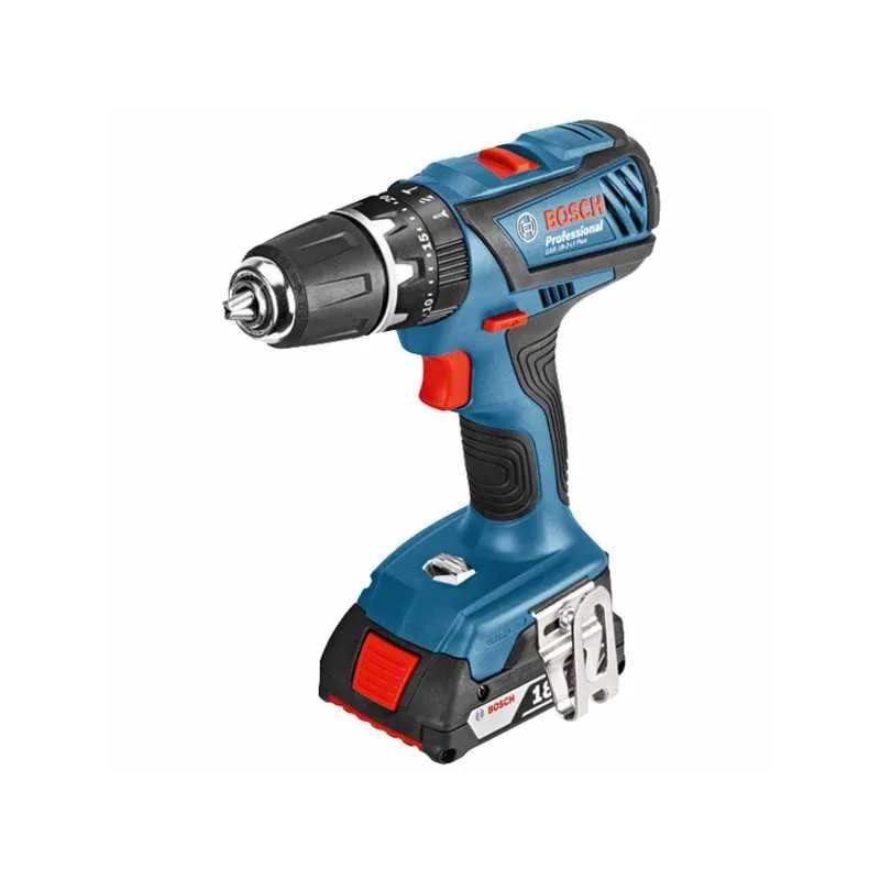 Taladro de percusión inalámbrico bosch gsb18-2li pro