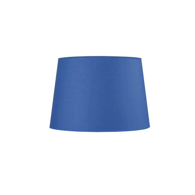 Pantalla de lámpara tosel tambour 25 tela tambor azul d25 x h18 cm