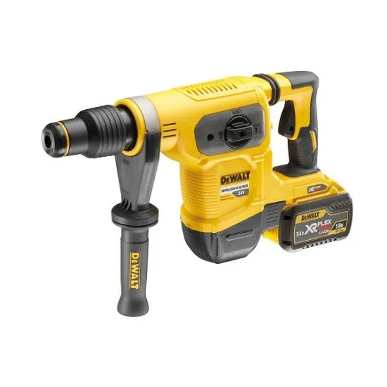 Martillo dewalt xr flexvolt sds max - 6,0j 54v + 2 x 9.0ah baterías, cargador, maletín - dch481x2