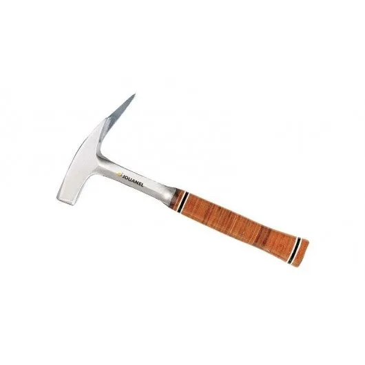 Marteau de charpentier, porte-clou magnétique, forgé, manche cuir, 1000 g