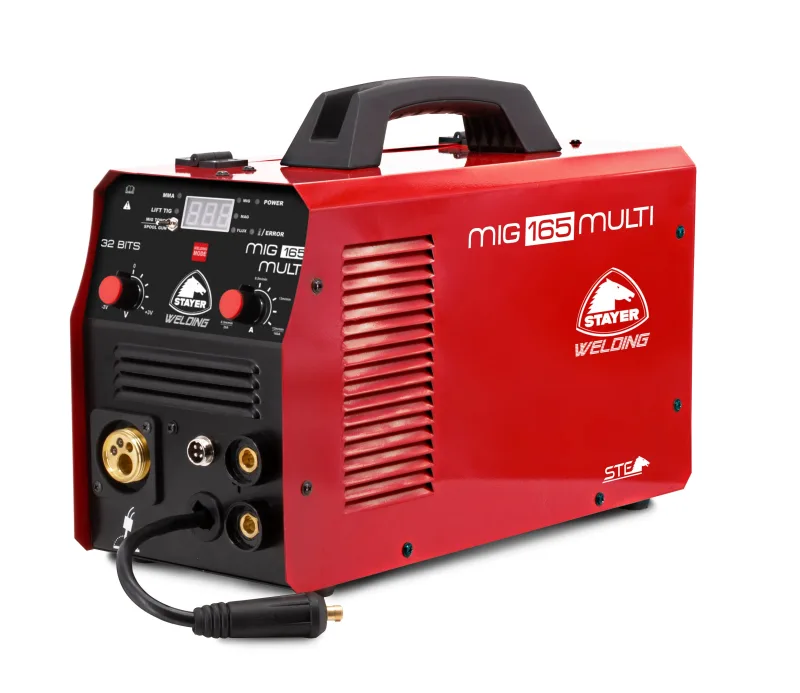 Soldador inverter multifunción stayer mig 165 multi - 160 ah - tig/mig/mag