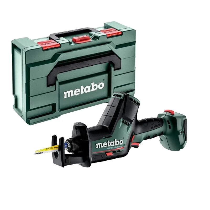 Scie sabre metabo - sse 18 ltx bl compact pick+mix (sans batterie ni chargeur), coffret metaloc - 602366840