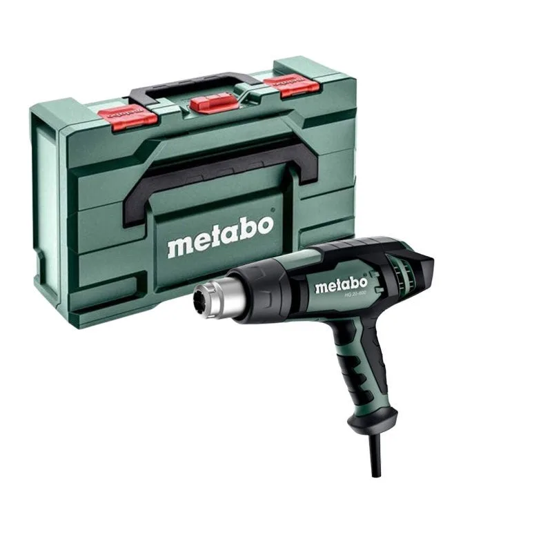 Metabo 602066500 - pistola de aire caliente hg 20-600 2000w con maletín metabox 145