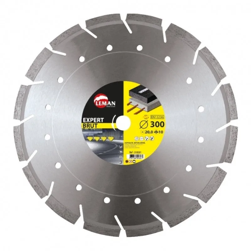 Disco diamante hormigon armado y asfalto 400x50x3.2x10x25.4 - leman - ref:310405
