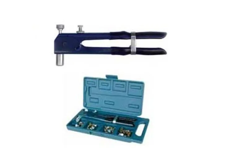 Juego de pinzas para tuercas de crimpado + 40 insertos