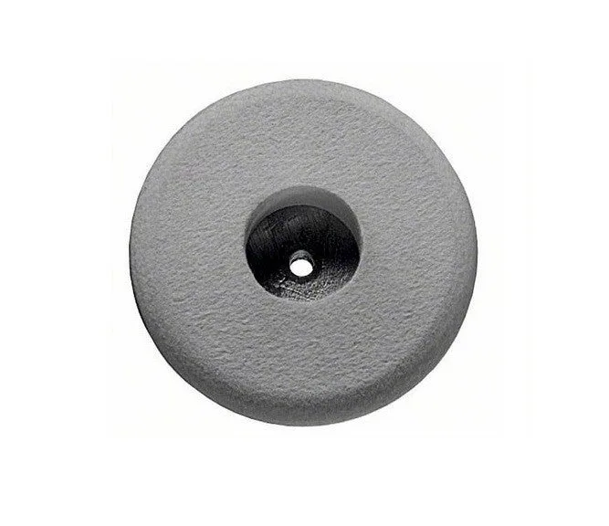 Disco pulidor de fieltro con rosca m 14 180 mm