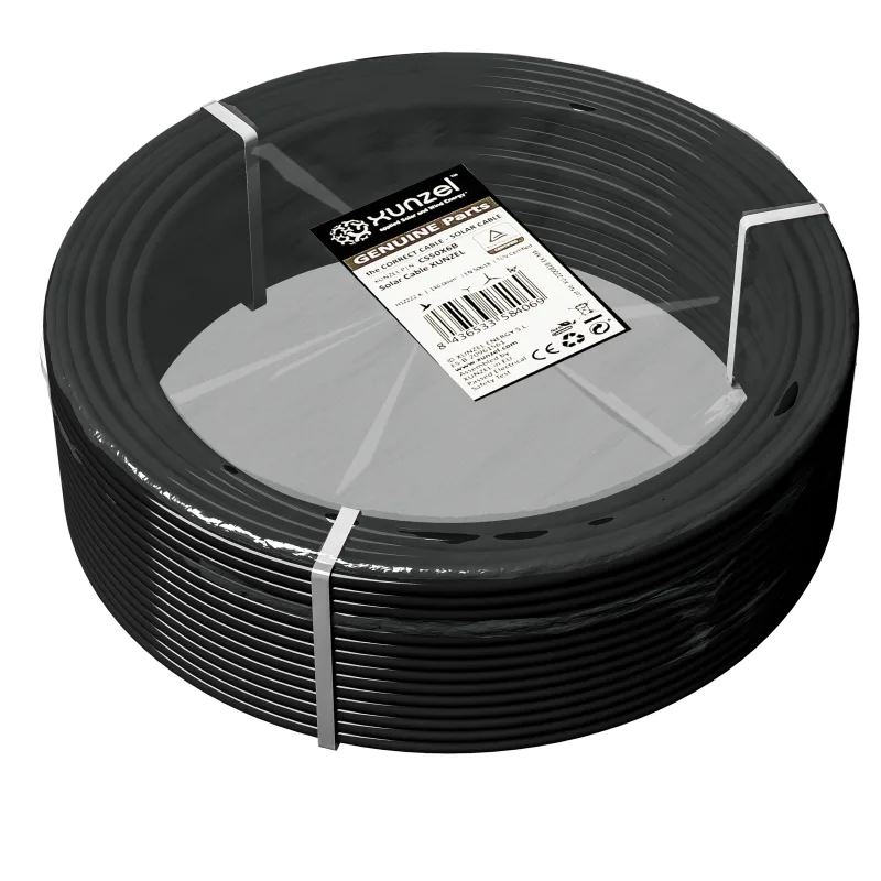 Cable solar fotovoltaico xunzel cs20x4b 4mm2 20m negro