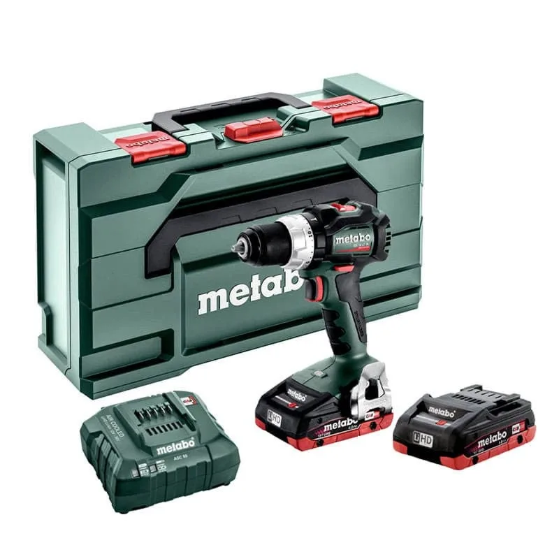 Taladro atornillador lihd 18 v 2x 4,0 ah 60 nm 38 mm bs 18 lt bl