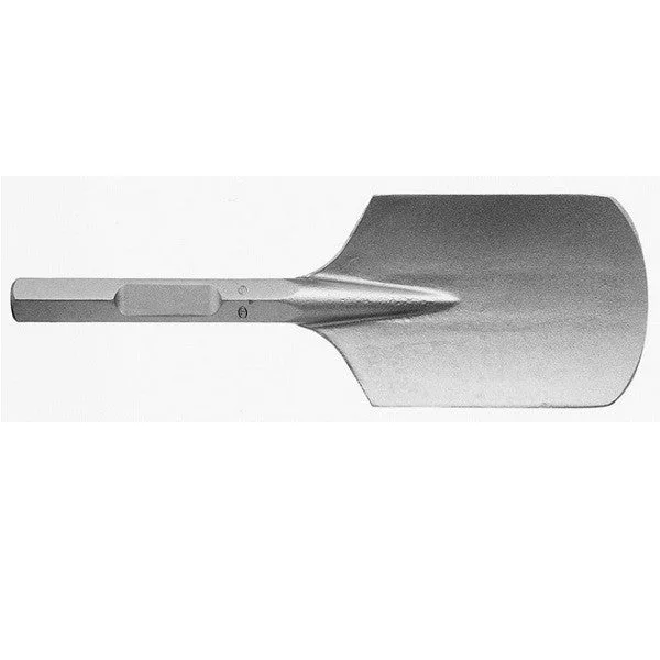 Spatmeitel con pastel hexagonal de 28 mm. 400 x 135