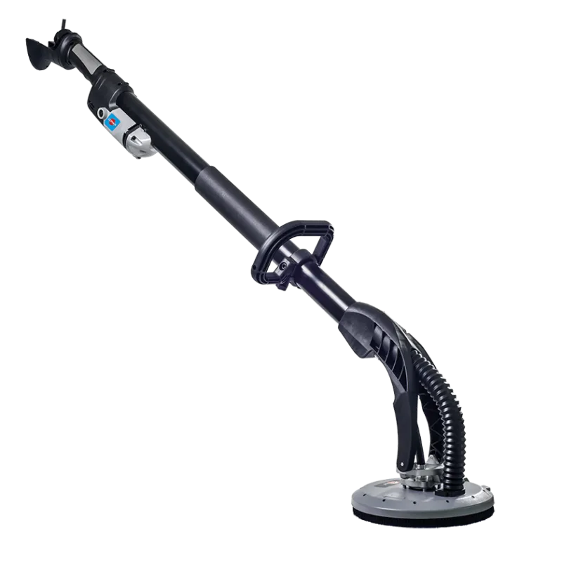 Leman - lijadora de pared y techo pog225, 225 mm, motor 550 w, cabezal articulado, velocidad variable