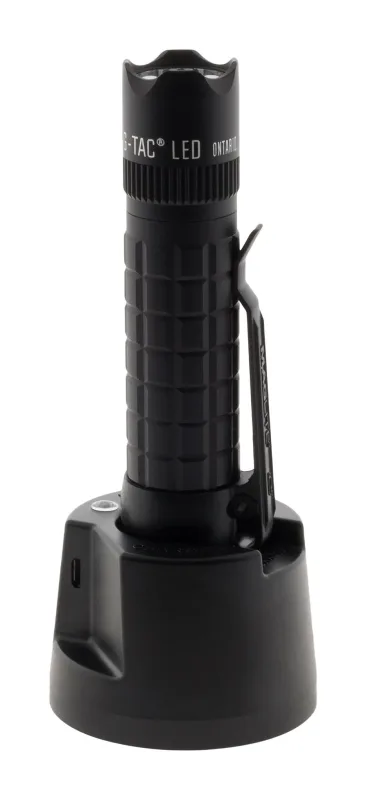 Linterna led maglite mag-tac-r con batería recargable 14,7cm - negro