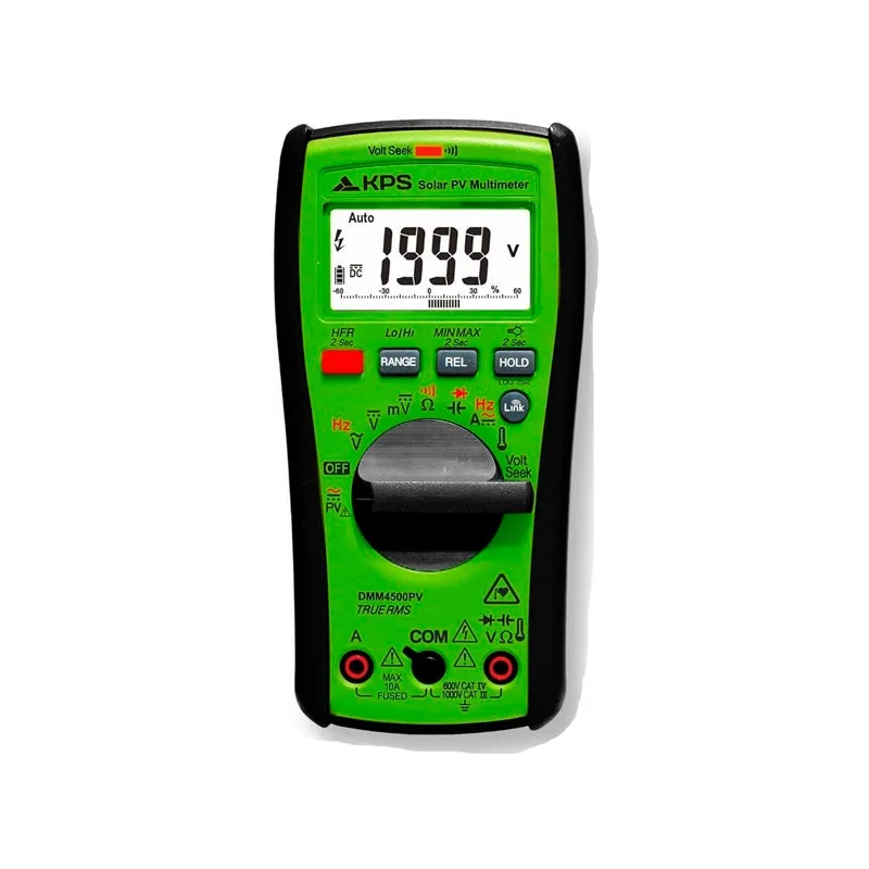 Multimetro solar de medicion de resistencia,diodos,etc trms bluetooth kps dmm4500pv