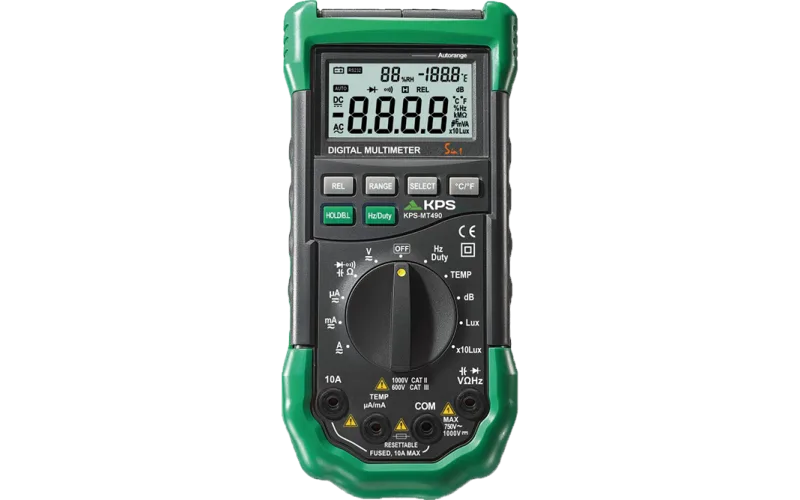 Medidor medioambiental de temperatura,humedad,etc kps-mt490