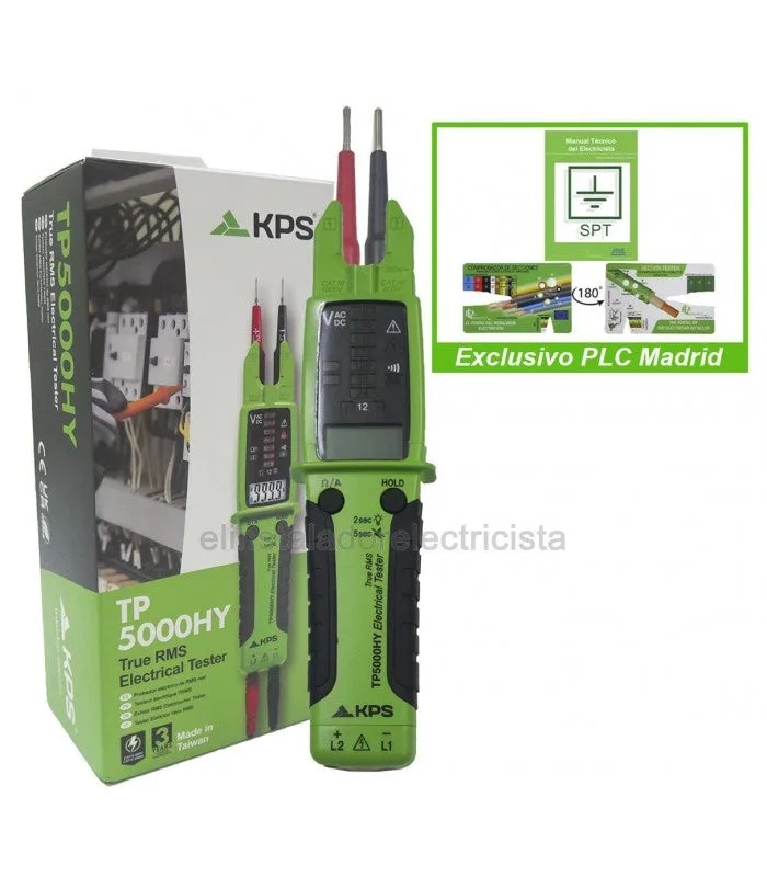 Medidor de tensión y corriente trms tp5000hy de kps