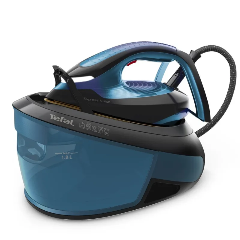 Tefal express vision sv8151 2800 w 1,8 l suela durilium airglide autoclean azul. negro