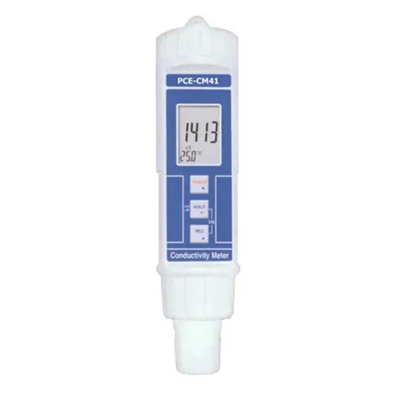 Medidor salinidad ec tds pce-cm 41 pce 2 rangos ip 67 atc