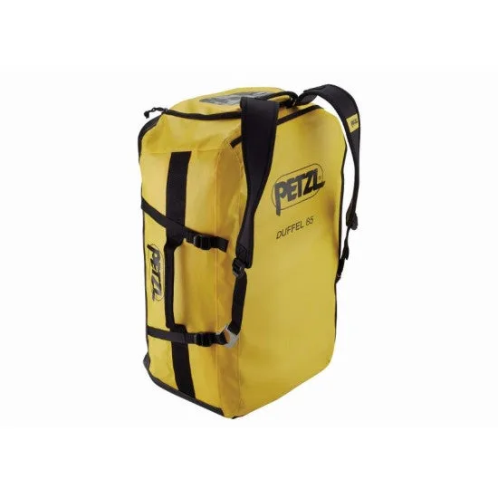 Petzl duffel bag 85 litros - amarillo/negro - s045aa01