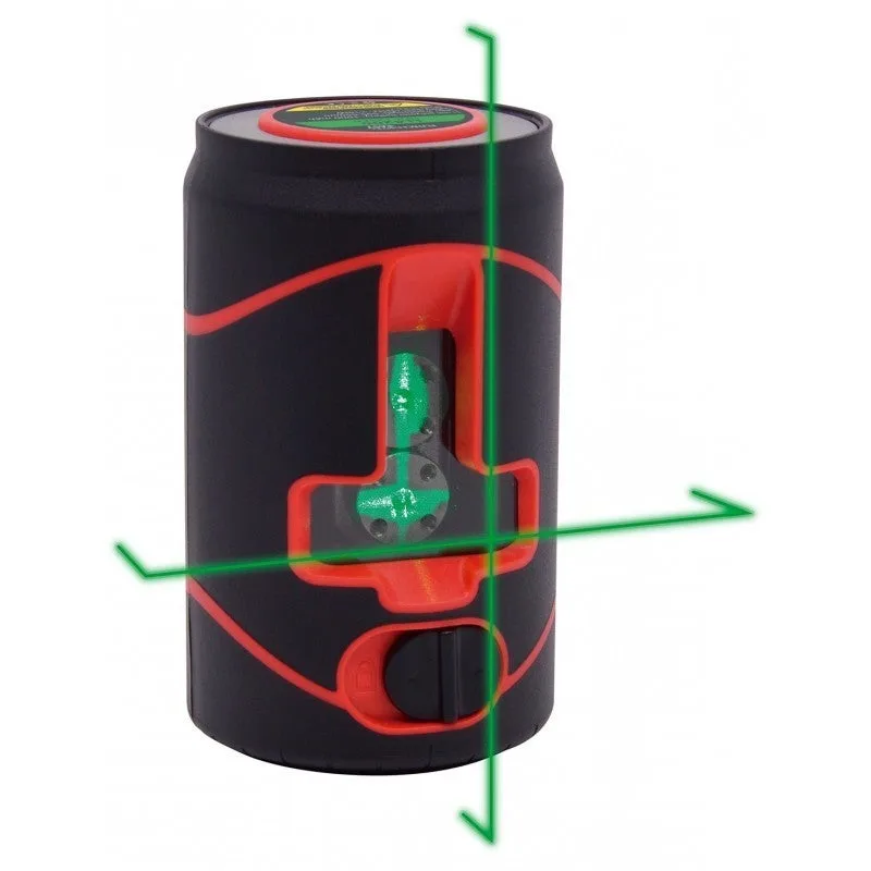 Acha nivel laser cruz mini lata 100º 30 m.