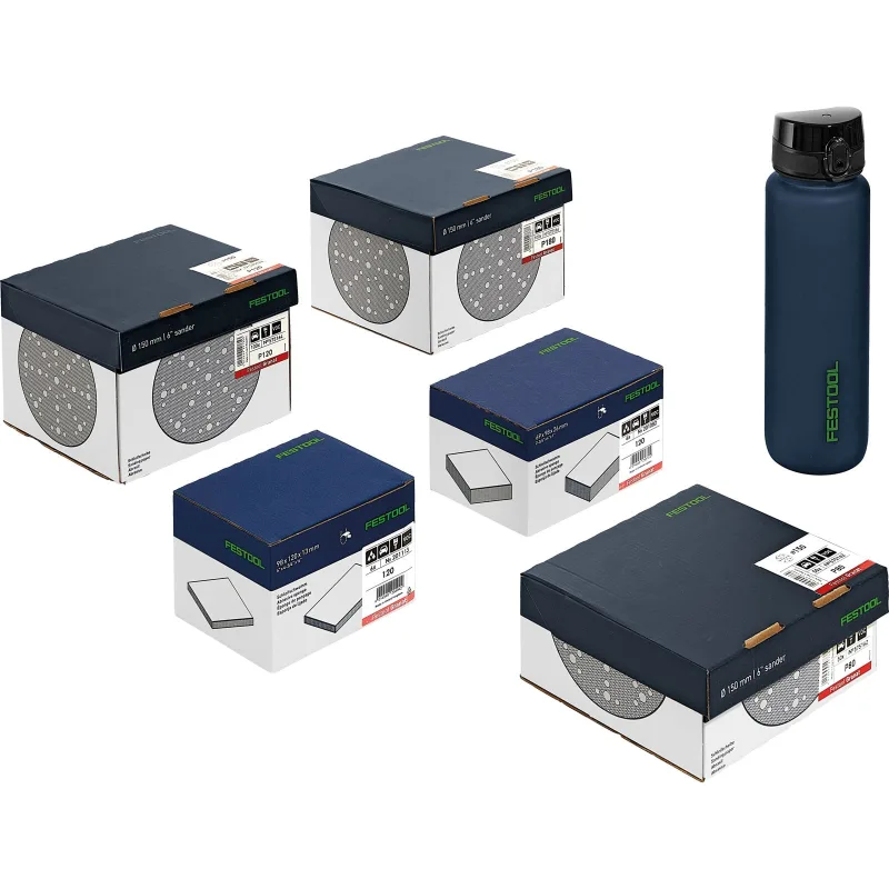 Super pack de abrasivo granat stf d150/48 gr-sp p - 578132 - festool