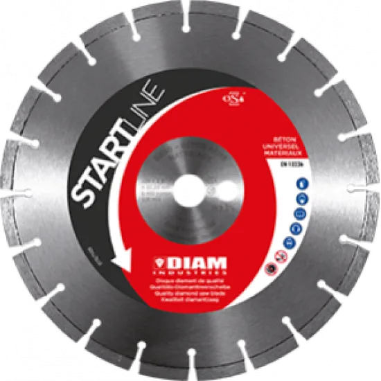 Disque diamant ø230 mm diam pour béton pierre parpaing - bs60230/22fd