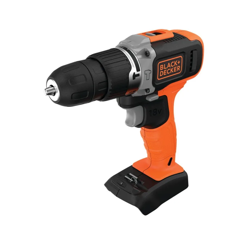 Taladro percutor a batería black + decker 18v - sin batería - bcd003n-xj