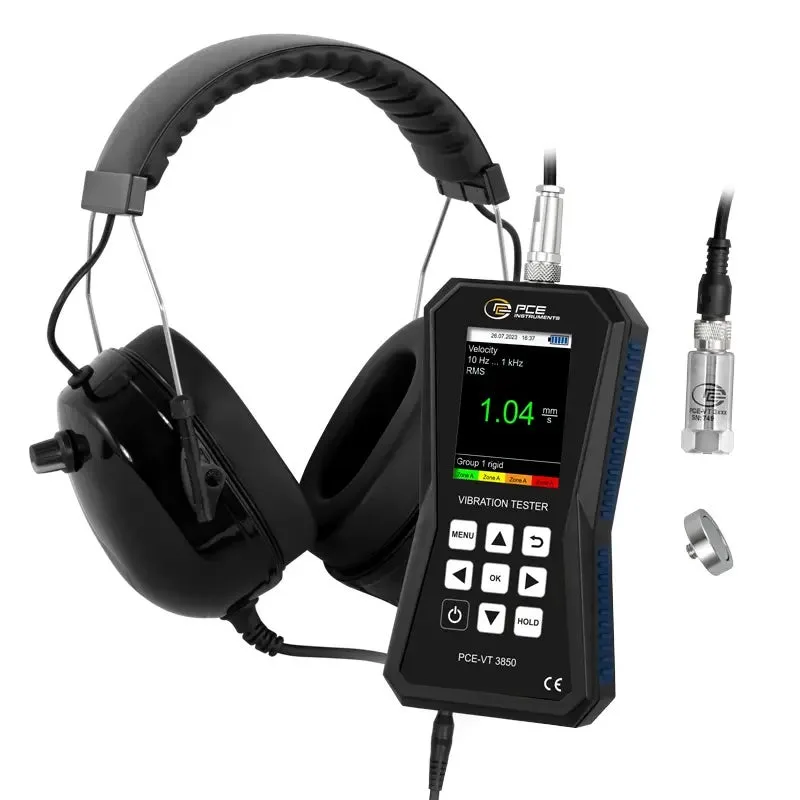 Vibrómetro pce-vt 3850
