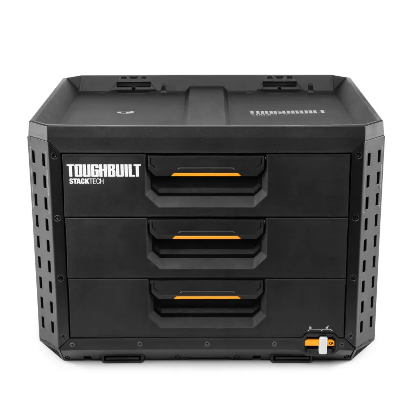 Caja de herramientas con separadores stacktech™ xl y 3 cajones toughbuilt