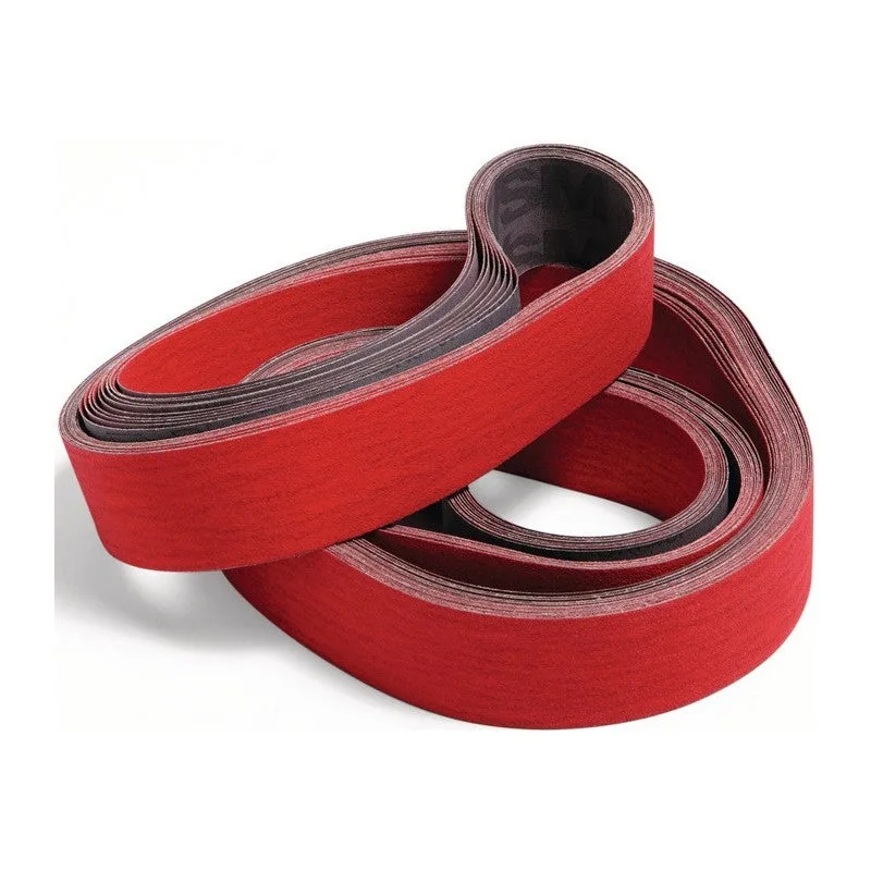 Vsm bande abrasive xk870x l. 2000 mm l. 75 mm granulation 80 pour