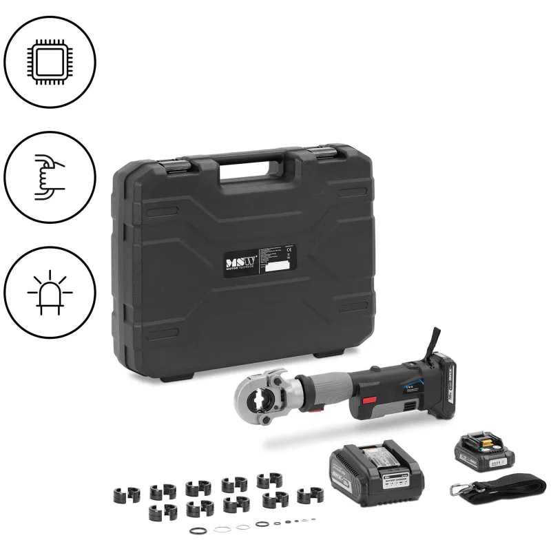 Crimpadora - hidráulica - 16 a 300 mm² - engaste hexagonal - 60 kn