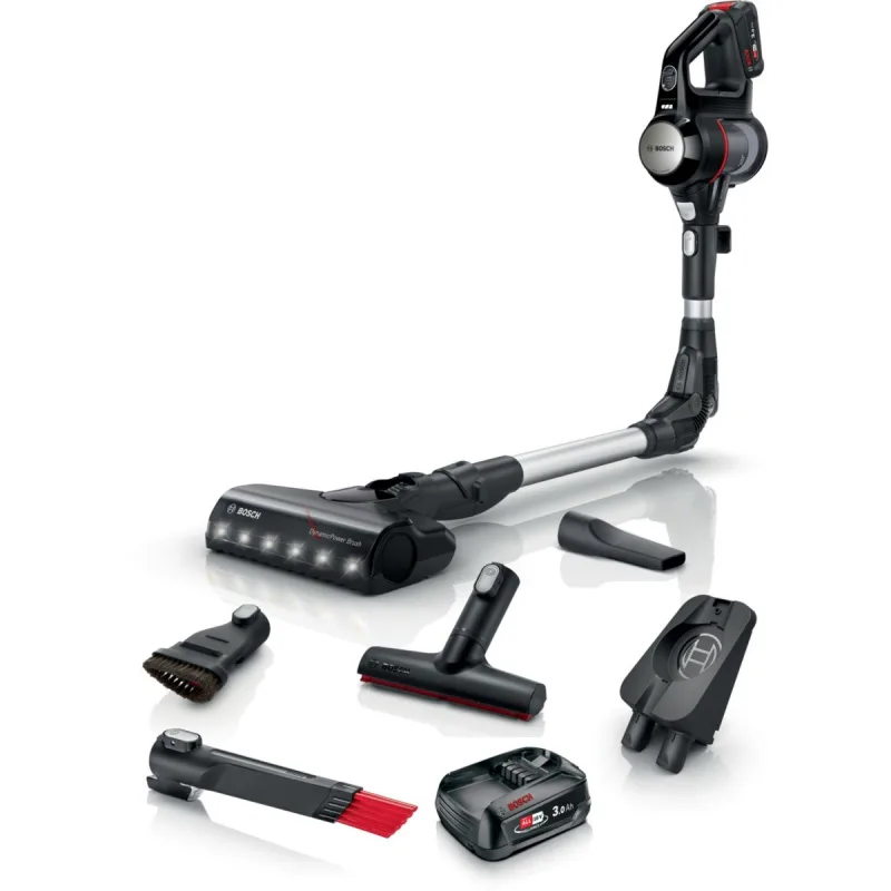 Aspiradora escoba eléctrica bosch bcs712xxl batería seca sin bolsa 0,3 l negro 3 ah