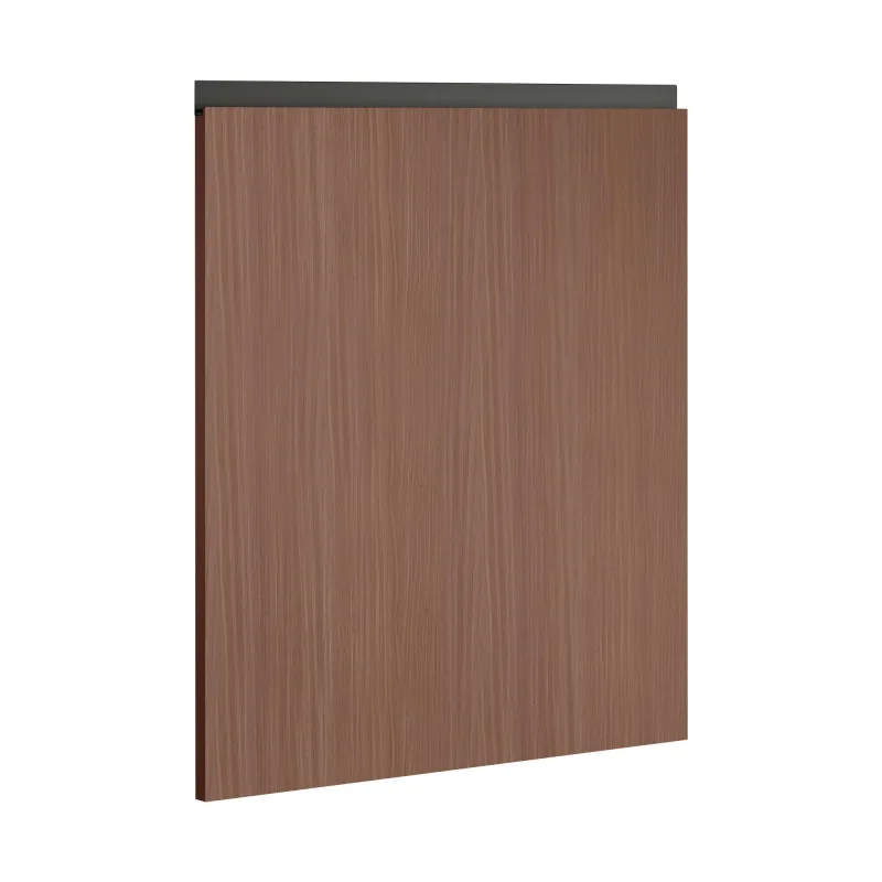 Kit puerta lavavajillas milos dark walnut h 76.8 x l 60 cm