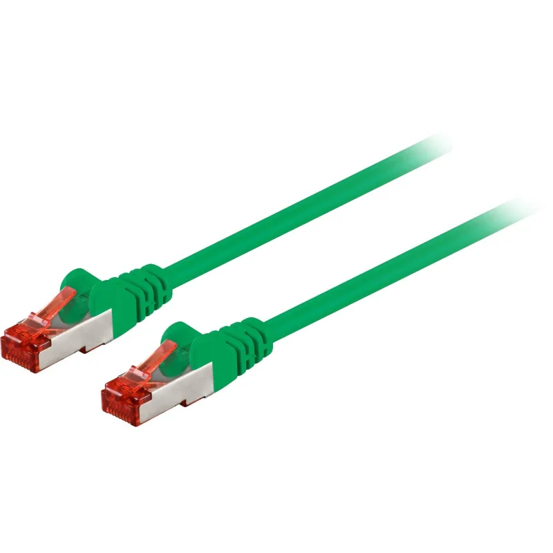 Cable de red gigabit s/ftp cat6 / verde - lszh - 50 metros