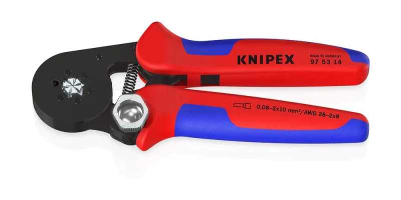 Knipex 97 53 14 sb pince à sertir auto-ajustable pour embouts de