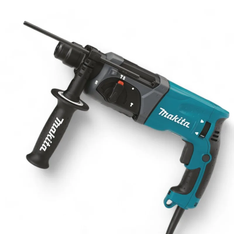 Taladro percutor makita de 780 vatios compatible sds plus de 24 mm y 3 funciones hr2470
