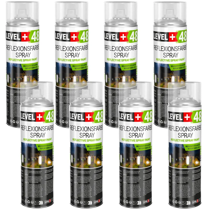 Pintura en aerosol reflectante pintura en aerosol reflectante 500ml l+48 - 8uds.