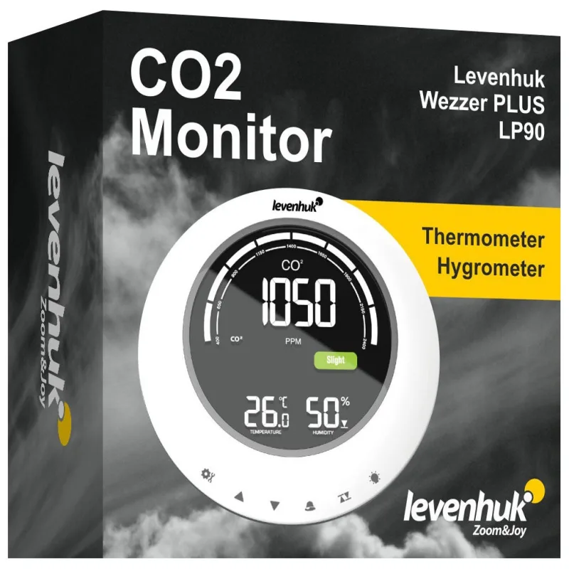 Medidor de co2 levenhuk wezzer plus lp90