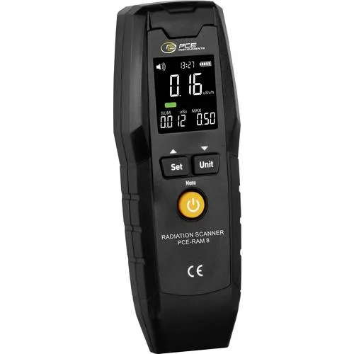 Medidor de radiación pce-ram 8