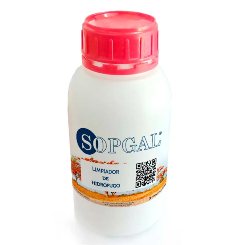 Limpiador de hidrófugos sopgal (800 ml) especial cristal y metales - elimina manchas y salpicaduras de hidrófugos en vidrio y metales no lacados